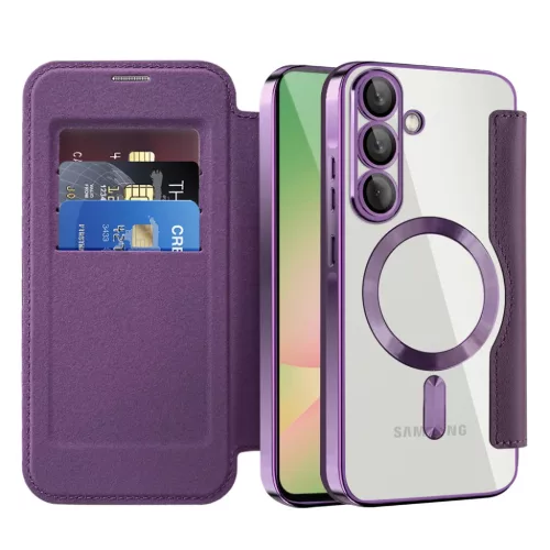 Samsung Galaxy A57 5G Lila Techsuit SmartMag Fliptok