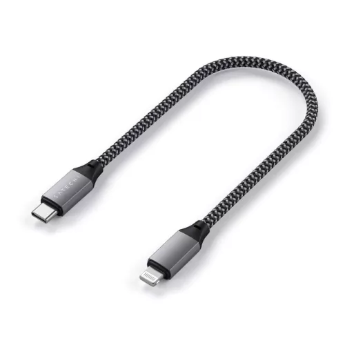 0,25 m USB-C - Lightning kábel Satechi ST-TCL10M asztroszürke
