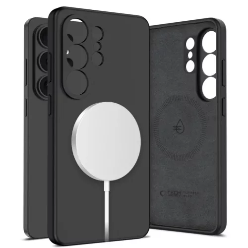 Samsung Galaxy S26 Ultra Tech-protect Silicone Magsafe fekete tok