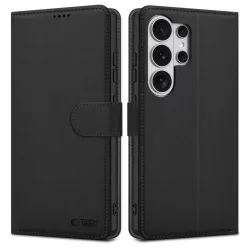 Samsung Galaxy S26 Ultra Tech-Protect Wallet fekete tok