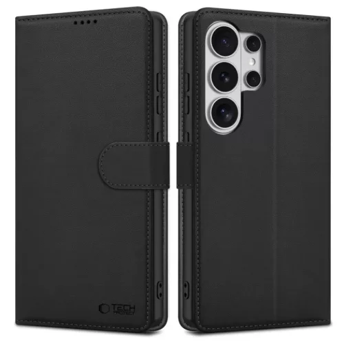 Samsung Galaxy S26 Ultra Tech-Protect Wallet fekete tok