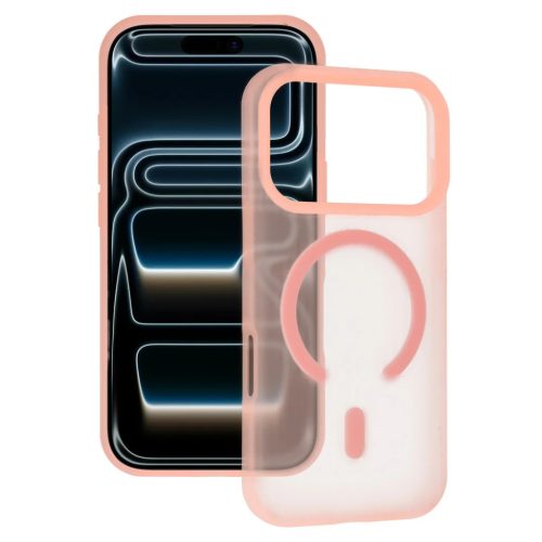 Tel Protect Mist Matte MagSafe tok iPhone 17 Pro Max pink narancs