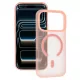 Tel Protect Mist Matte Magsafe iPhone 16 Pro tok pink narancs
