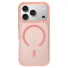 Tel Protect Mist Matte Magsafe iPhone 16 Pro tok pink narancs