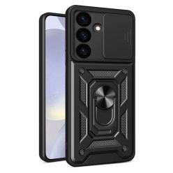   Techsuit - CamShield sorozat - Samsung Galaxy S24 FE - Fekete tok