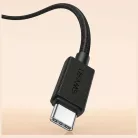 USAMS U92 60W USB-C to USB-C kábel 1.2m fekete