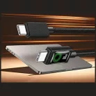 USAMS U92 60W USB-C to USB-C kábel 1.2m fekete