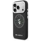 iPhone 17 Pro Max Karl Lagerfeld Point & Choupette Sketch MagSafe fekete tok