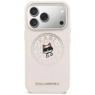 iPhone 17 Pro Max Karl Lagerfeld Pont & Choupette Sketch MagSafe tok rózsaszín