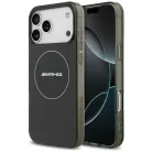 iPhone 17 Pro Max AMG Kétrétegű Átlátszó Füstös MagSafe tok fekete