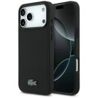 iPhone 17 Pro Max Lacoste Petit Pique Lacquer Logós MagSafe Fekete tok
