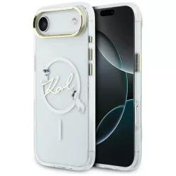   iPhone 17 Air Karl Lagerfeld IML Choupettes Karl Script Logo MagSafe tok átlátszó