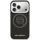 iPhone 17 Pro Max Karl Lagerfeld K Head Point Logo MagSafe tok fekete
