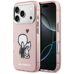   iPhone 17 Pro Max Karl Lagerfeld Karl & Choupette MagSafe rózsaszín tok