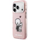 iPhone 17 Pro Max Karl Lagerfeld Karl & Choupette MagSafe rózsaszín tok