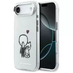   iPhone 17 Air Karl Lagerfeld Karl & Choupette hátlap mágneses átlátszó tok