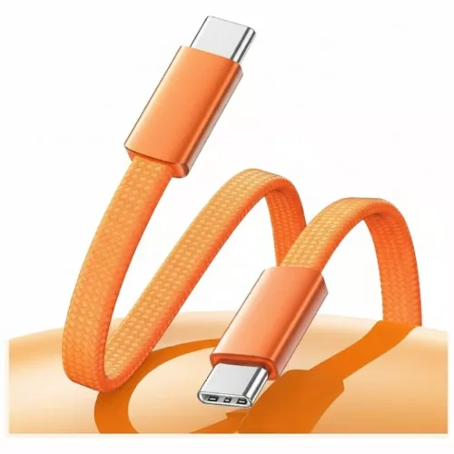 Narancssárga USAMS U96 60W USB-C - USB-C 1.2m kábel