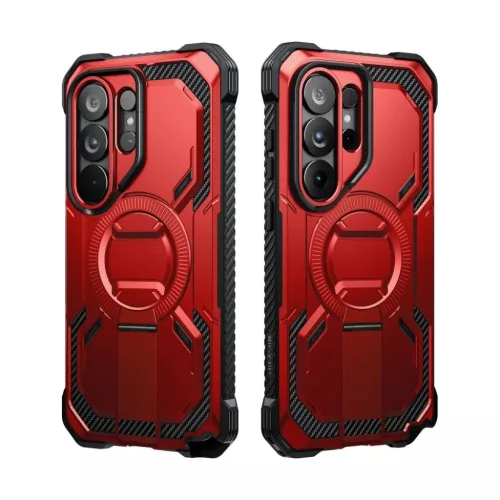 Samsung Galaxy S26 Ultra Supcase Iblsn Armorbox Mag Magsafe tok - Piros