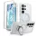 Samsung Galaxy S26 Ultra Supcase Cosmo Mag Magsafe Prizmatikus Tiszta tok