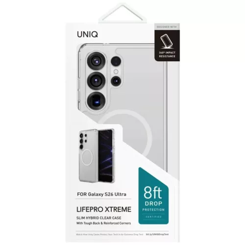 Samsung Galaxy S26 Ultra UNIQ LifePro Xtreme tok Magclick Charging átlátszó