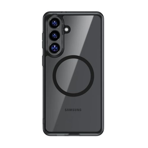 Samsung Galaxy S26 fekete Benks mágneses kristály TPU keret tok (0048)