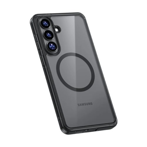 Samsung Galaxy S26 fekete Benks mágneses kristály TPU keret tok (0048)