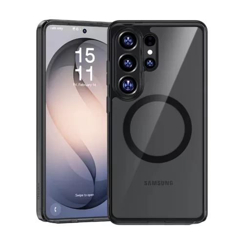 Samsung Galaxy S26 Ultra fekete Benks Mágneses Kristály TPU Keretes Tok (0050)