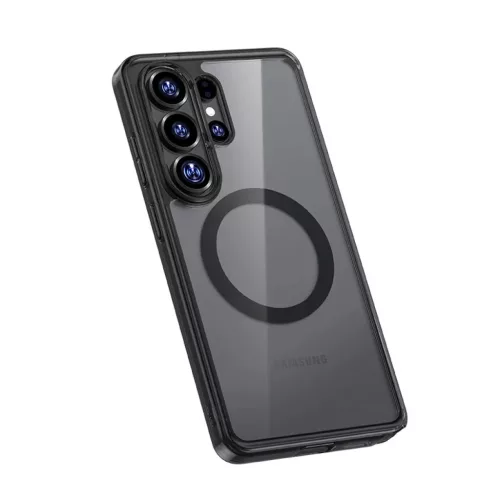 Samsung Galaxy S26 Ultra fekete Benks Mágneses Kristály TPU Keretes Tok (0050)