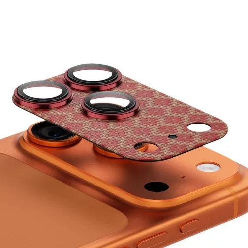 iPhone 17 Pro ArmorGrid narancs Benks edzett üveg Armor Warrior Lens (OR69) (kamera sziget) üvegfólia