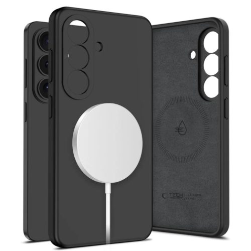 Samsung Galaxy S26 Tech-protect Silicone Magsafe tok Fekete