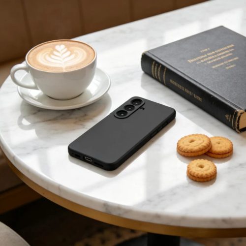 Samsung Galaxy S26 Tech-protect Silicone Magsafe tok Fekete