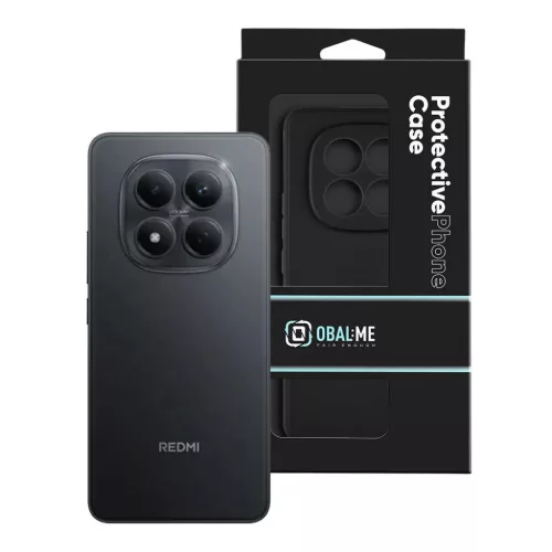 OBAL:ME Matt TPU tok Xiaomi Redmi Note 15 Pro 4G-hez Fekete