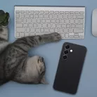 Honor 400 Smart tok, MagSafe kompatibilis 2mm szilikon fekete tok