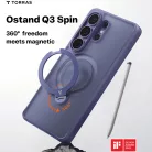 Samsung Galaxy S26 Ultra Torras Ostand Spin Series tok - Sötét lila