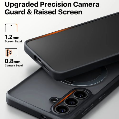 Samsung Galaxy S26 Fekete Torras Ostand Spin sorozat tok