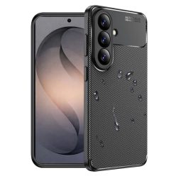 Samsung Galaxy S26 Fekete Techsuit CarbonFiber tok