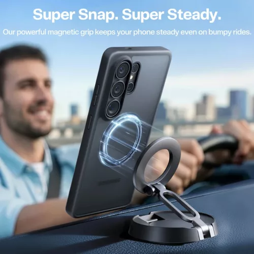 Samsung Galaxy S26 Ultra Fekete Torras Guardian Magnetic Series tok