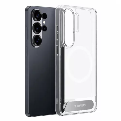 Samsung Galaxy S26 Ultra Átlátszó Torras Pstand tok