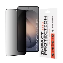   Samsung Galaxy S26 Fekete Techsuit 111D Privát Teljes Ragasztás üvegfólia
