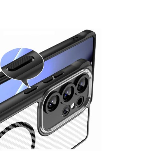 Samsung Galaxy S26 Defender Carbon Mag tok fekete