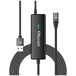   Ottocast CA450-T vezeték nélküli CarPlay adapter teljes képernyővezérléssel