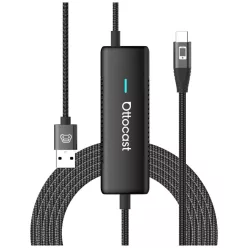   Ottocast CA450-T vezeték nélküli CarPlay adapter teljes képernyővezérléssel
