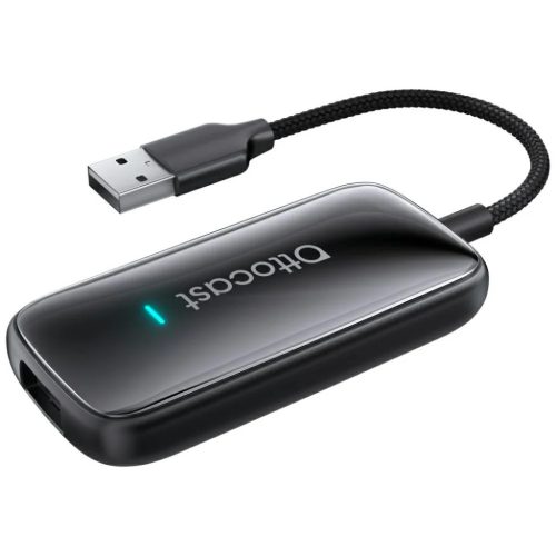 Ottocast Play2Video CA515-T vezeték nélküli CarPlay és Android Auto adapter streaming támogatással
