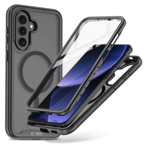 Samsung Galaxy A57 5G Matt Fekete Tech-protect Defense Magsafe tok