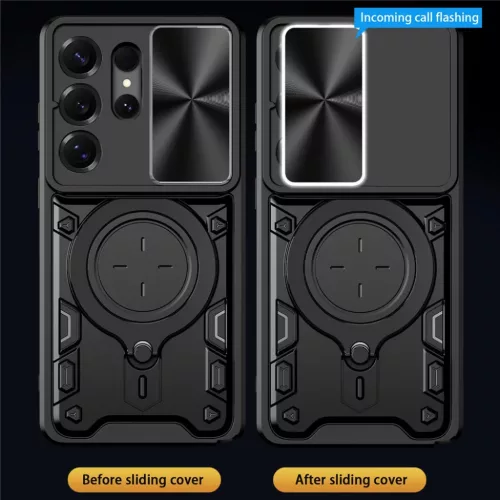 Samsung Galaxy S26 Ultra Piros Techsuit CamGuard Pro tok