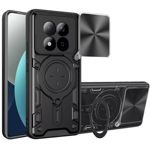 Xiaomi Redmi Note 15 Pro 4G Fekete Techsuit CamGuard Pro tok