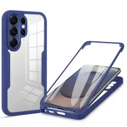  Samsung Galaxy S26 Ultra Kék Techsuit - ColorVerse 360 sorozat + Kijelzővédő tok