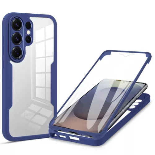 Samsung Galaxy S26 Ultra Kék Techsuit - ColorVerse 360 sorozat + Kijelzővédő tok