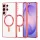 Samsung Galaxy S26 Ultra Piros Techsuit Luxury Crystal MagSafe tok