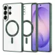 Samsung Galaxy S26 Ultra Mélyzöld Techsuit Luxury Crystal MagSafe tok
